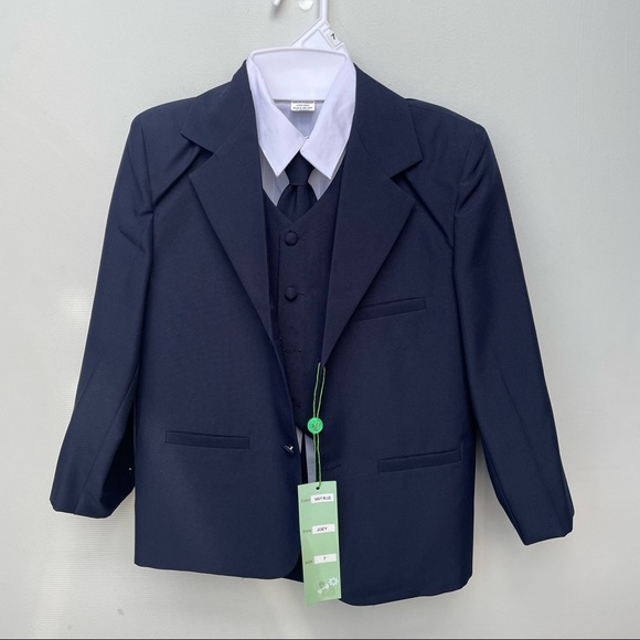 Boys Navy Tux - Peanut Butter Collection - Picture 1 of 2